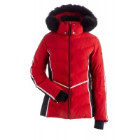 Nils Courchevel Faux Fur Jkt (Red/Black) - 23